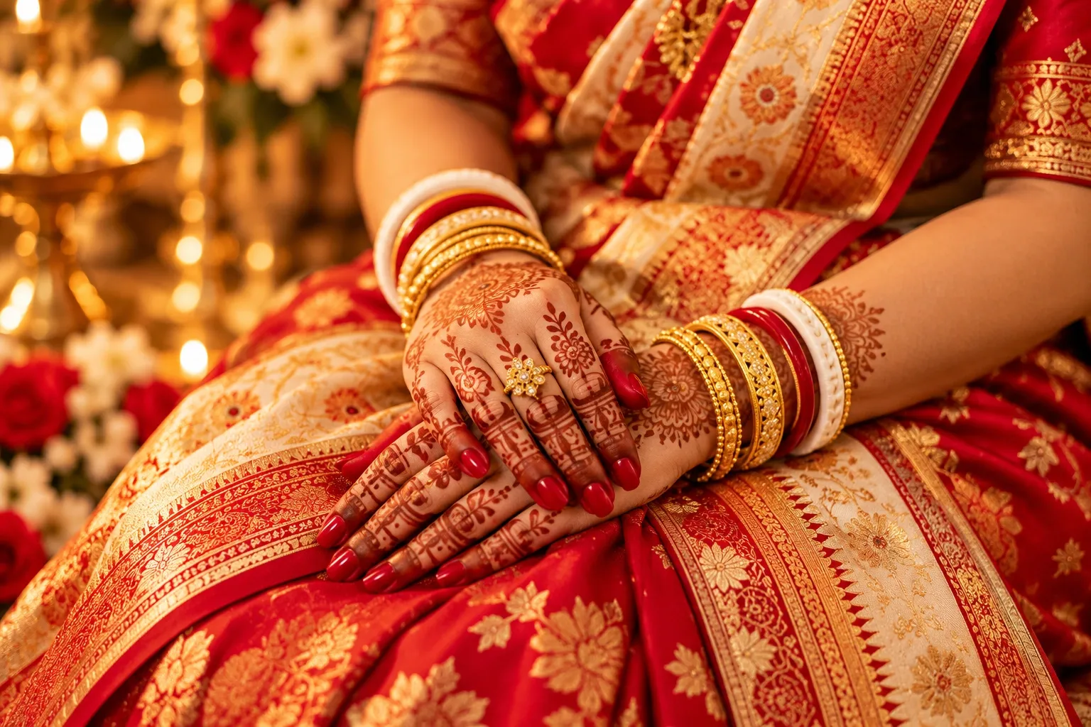 Illustrative wedding photograph: the wedding ceremony